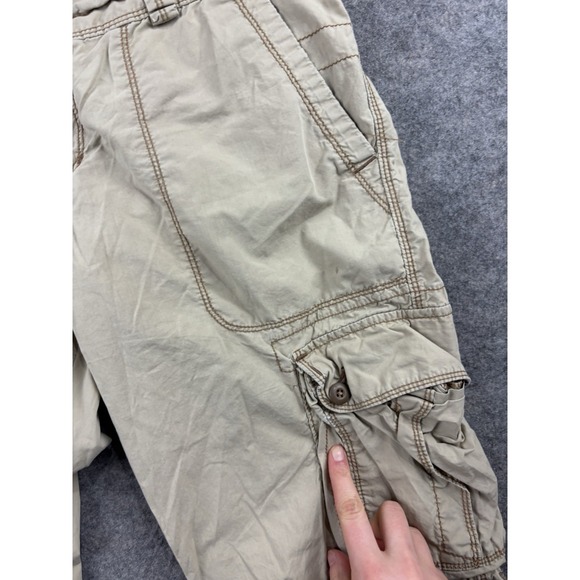 Polo Jeans RL Women's 8 Shorts Low Rise Cargo Military Baggy Utility Y2K VTG Y2K - Picture 6 of 9